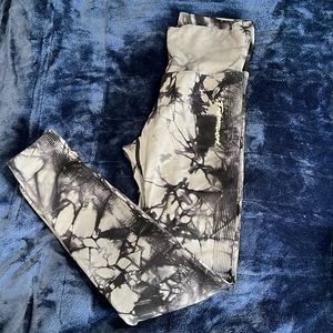 Framework marble leggings